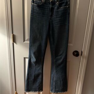 PAIGE Dark Blue Flare Jeans